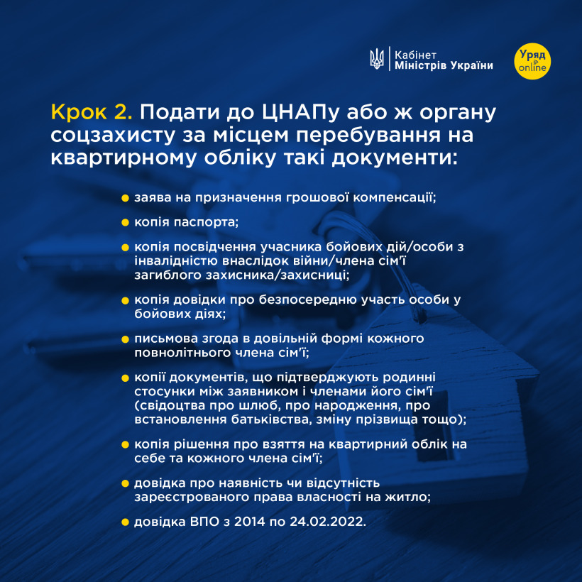 Як ветеранам отримати компенсацію на купівлю житла