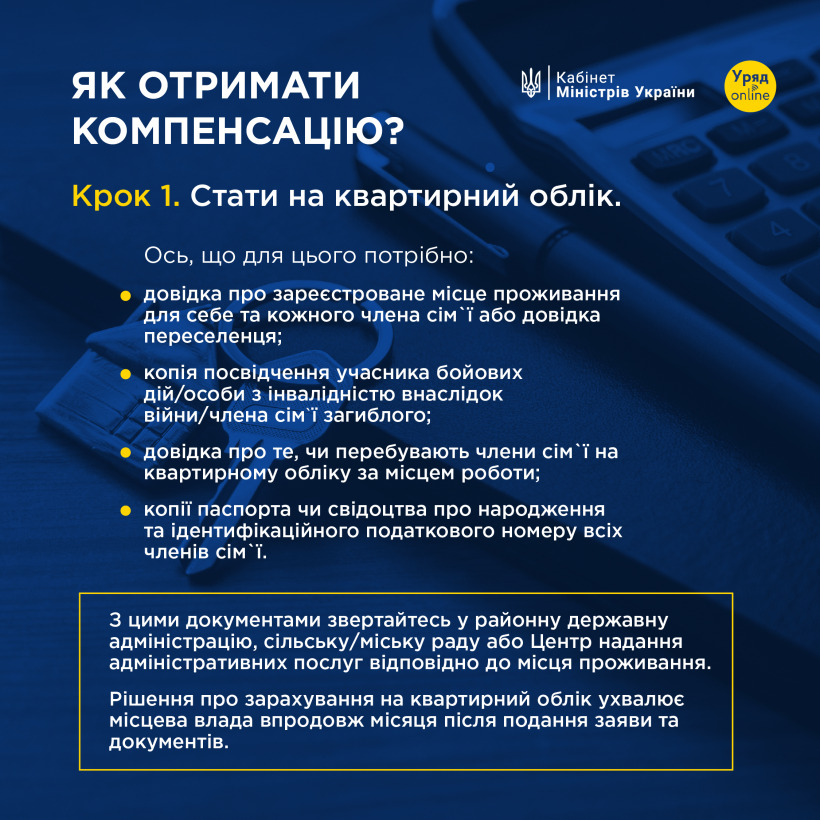 Як ветеранам отримати компенсацію на купівлю житла